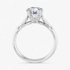 The Elegant Twisted Solitaire Engagement Ring | Round