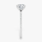 The Timeless Pavé Engagement Ring | Cushion