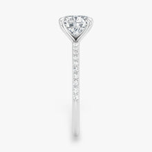 The Timeless Pavé Engagement Ring | Cushion