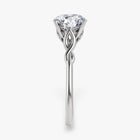 The Elegant Twisted Solitaire Engagement Ring | Round