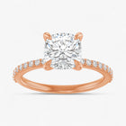 The Timeless Pavé Engagement Ring | Cushion