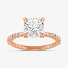 The Timeless Pavé Engagement Ring | Cushion