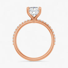The Timeless Pavé Engagement Ring | Cushion