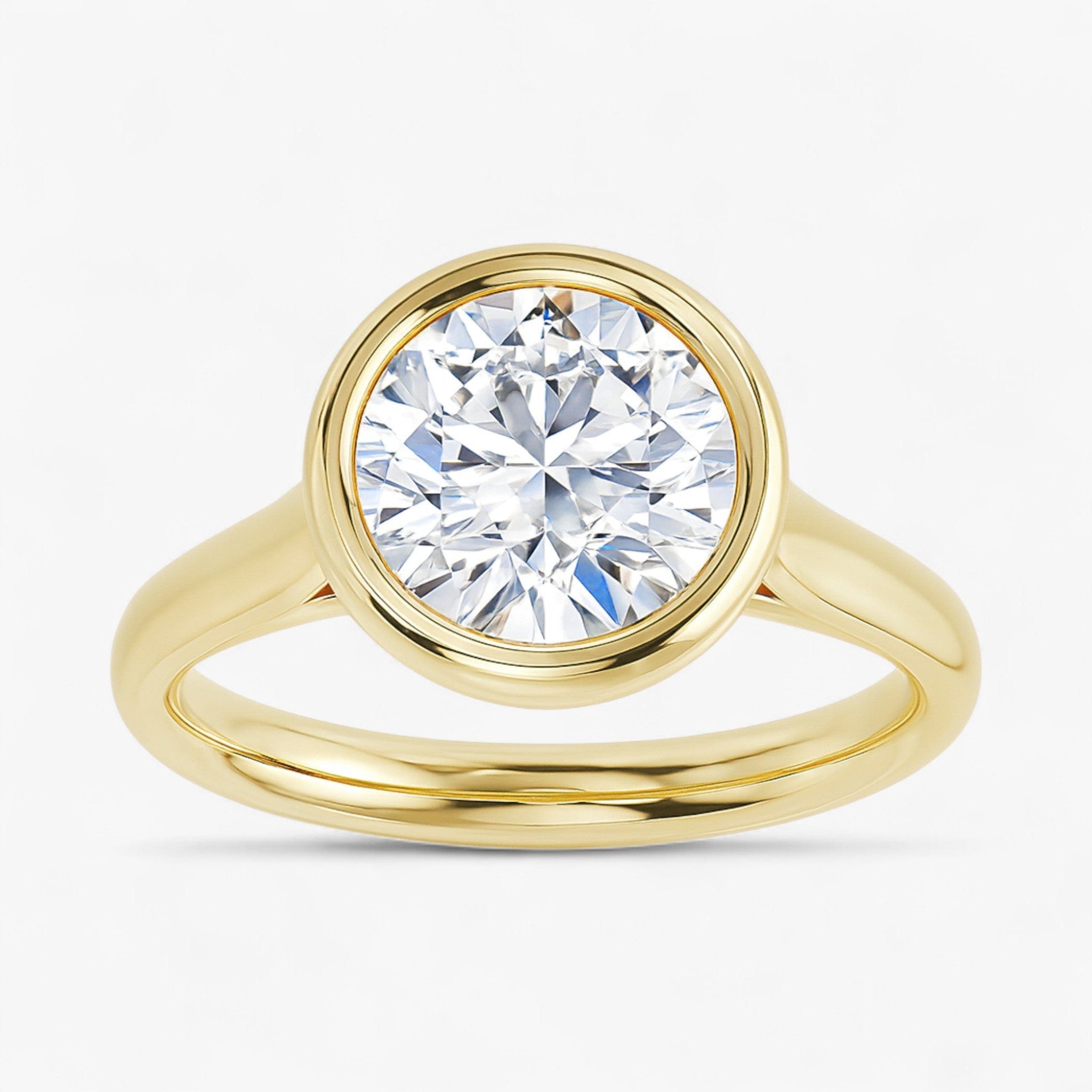 The Classic Bezel Engagement Ring | Round
