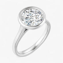 The Classic Bezel Engagement Ring | Round