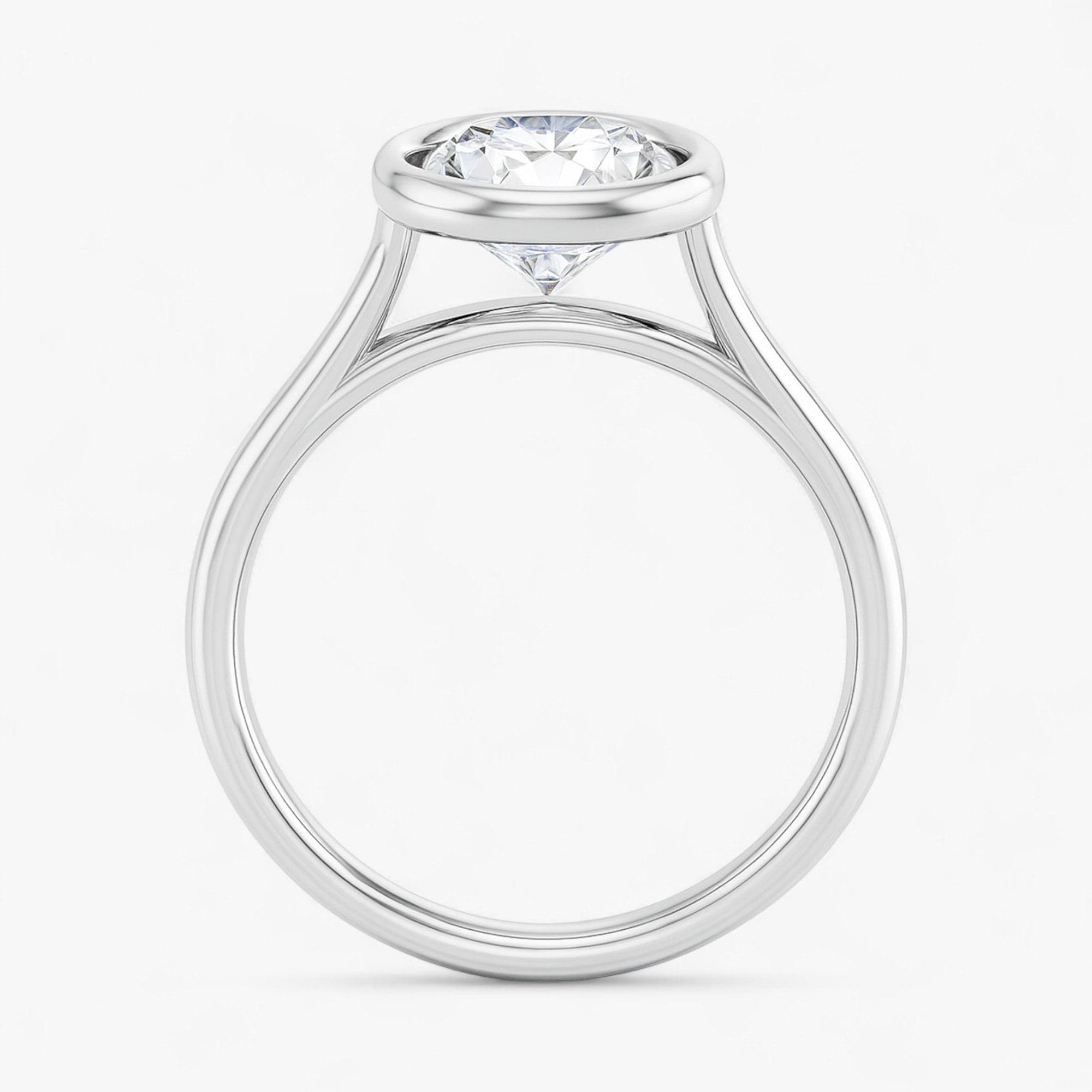 The Classic Bezel Engagement Ring | Round