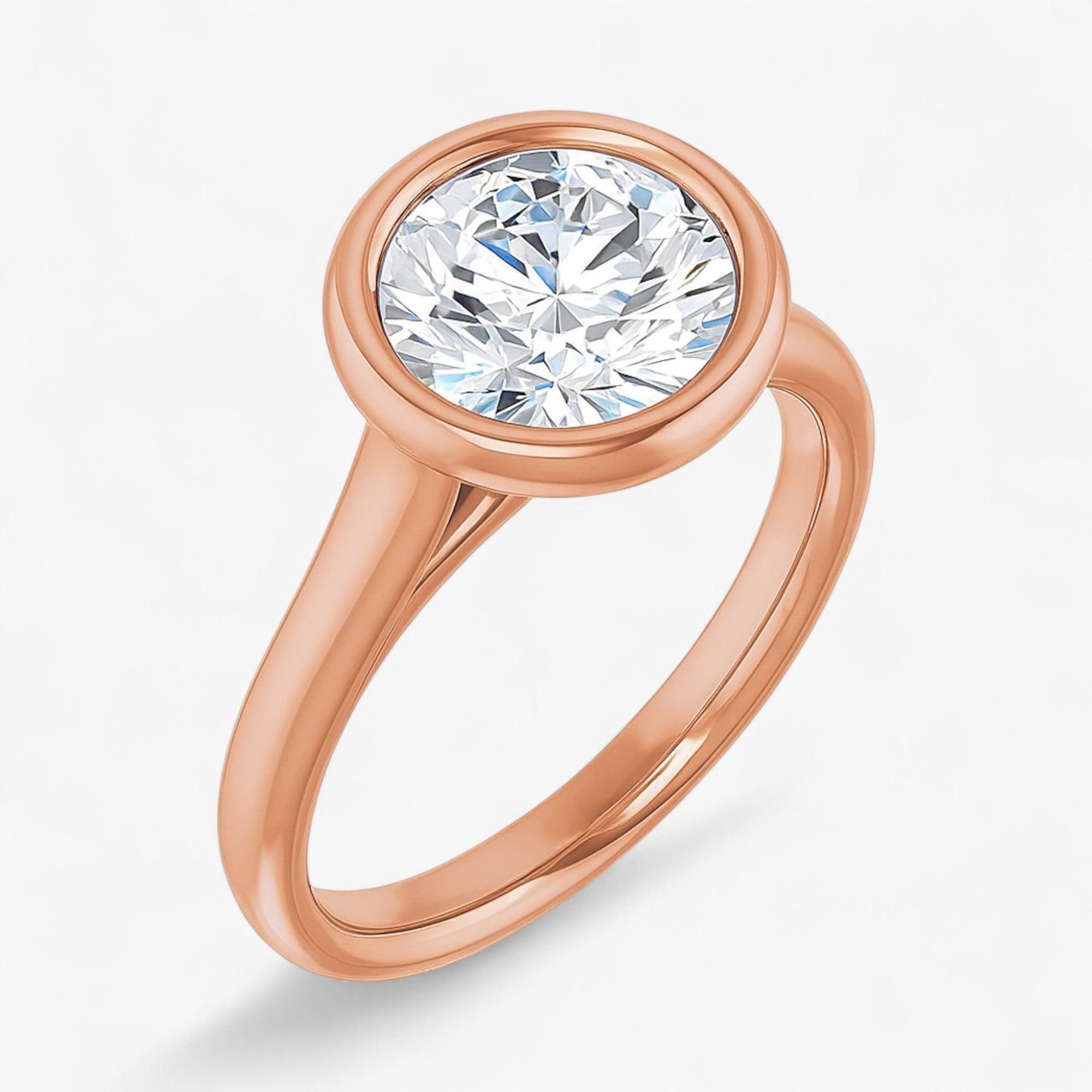 The Classic Bezel Engagement Ring | Round