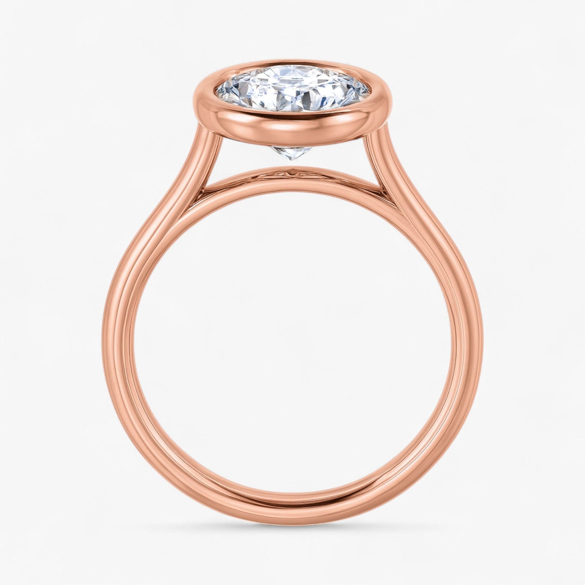 The Classic Bezel Engagement Ring | Round