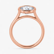 The Classic Bezel Engagement Ring | Round