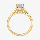 The Elegant Twisted Solitaire Engagement Ring | Emerald
