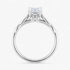 The Elegant Twisted Solitaire Engagement Ring | Emerald