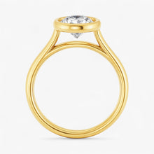 The Classic Bezel Engagement Ring | Oval