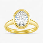 The Classic Bezel Engagement Ring | Oval