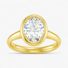 The Classic Bezel Engagement Ring | Oval