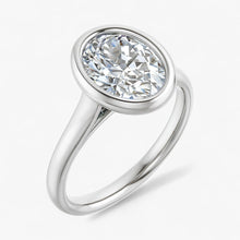 The Classic Bezel Engagement Ring | Oval