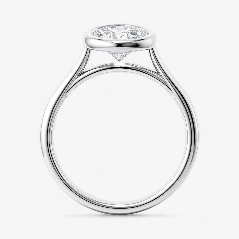 The Classic Bezel Engagement Ring | Oval