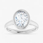 The Classic Bezel Engagement Ring | Oval