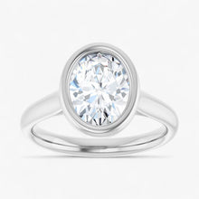 The Classic Bezel Engagement Ring | Oval