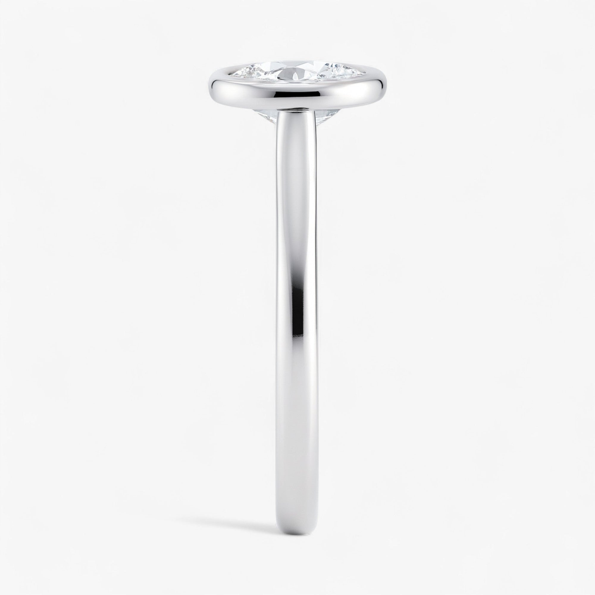 The Classic Bezel Engagement Ring | Oval
