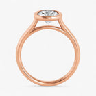 The Classic Bezel Engagement Ring | Oval