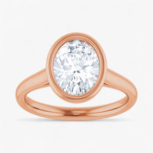 The Classic Bezel Engagement Ring | Oval