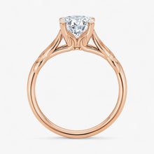 The Elegant Twisted Solitaire Engagement Ring | Oval