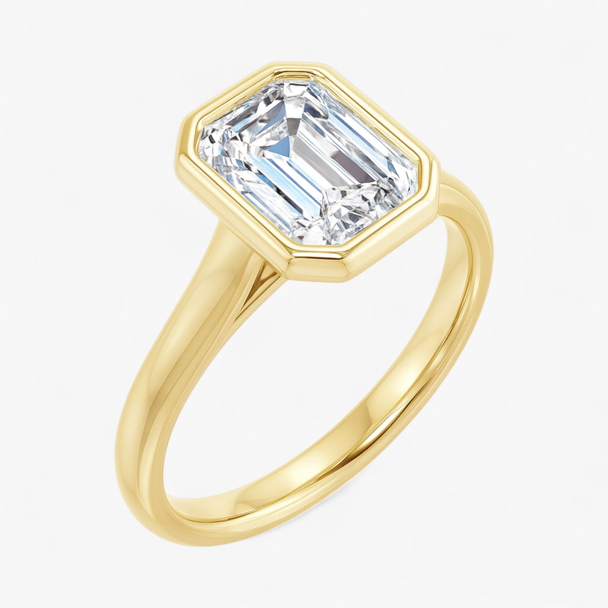The Classic Bezel Engagement Ring | Emerald
