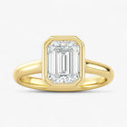 The Classic Bezel Engagement Ring | Emerald