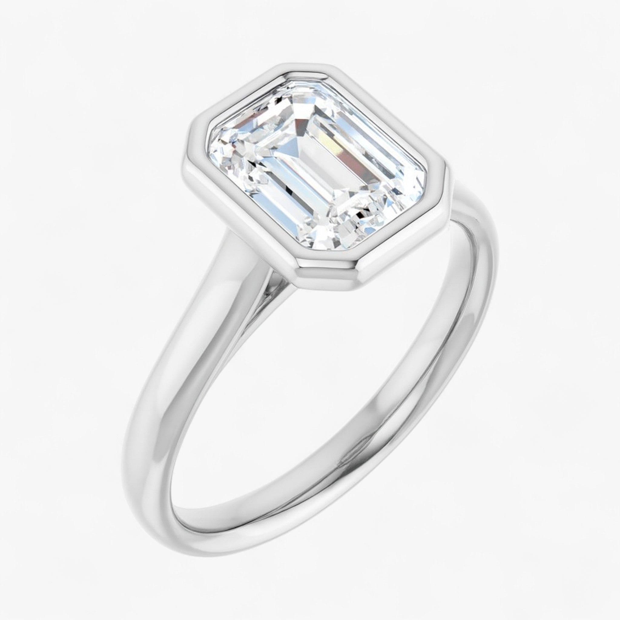 The Classic Bezel Engagement Ring | Emerald