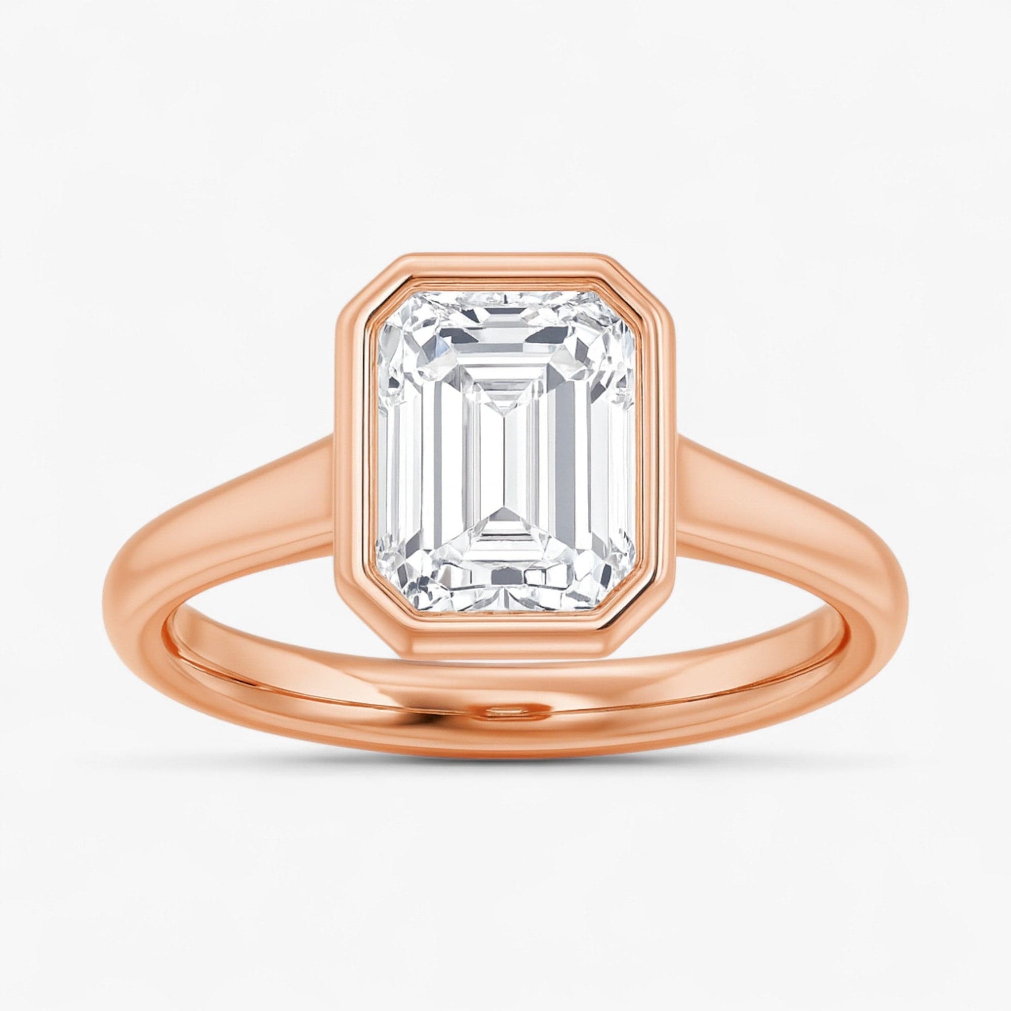The Classic Bezel Engagement Ring | Emerald