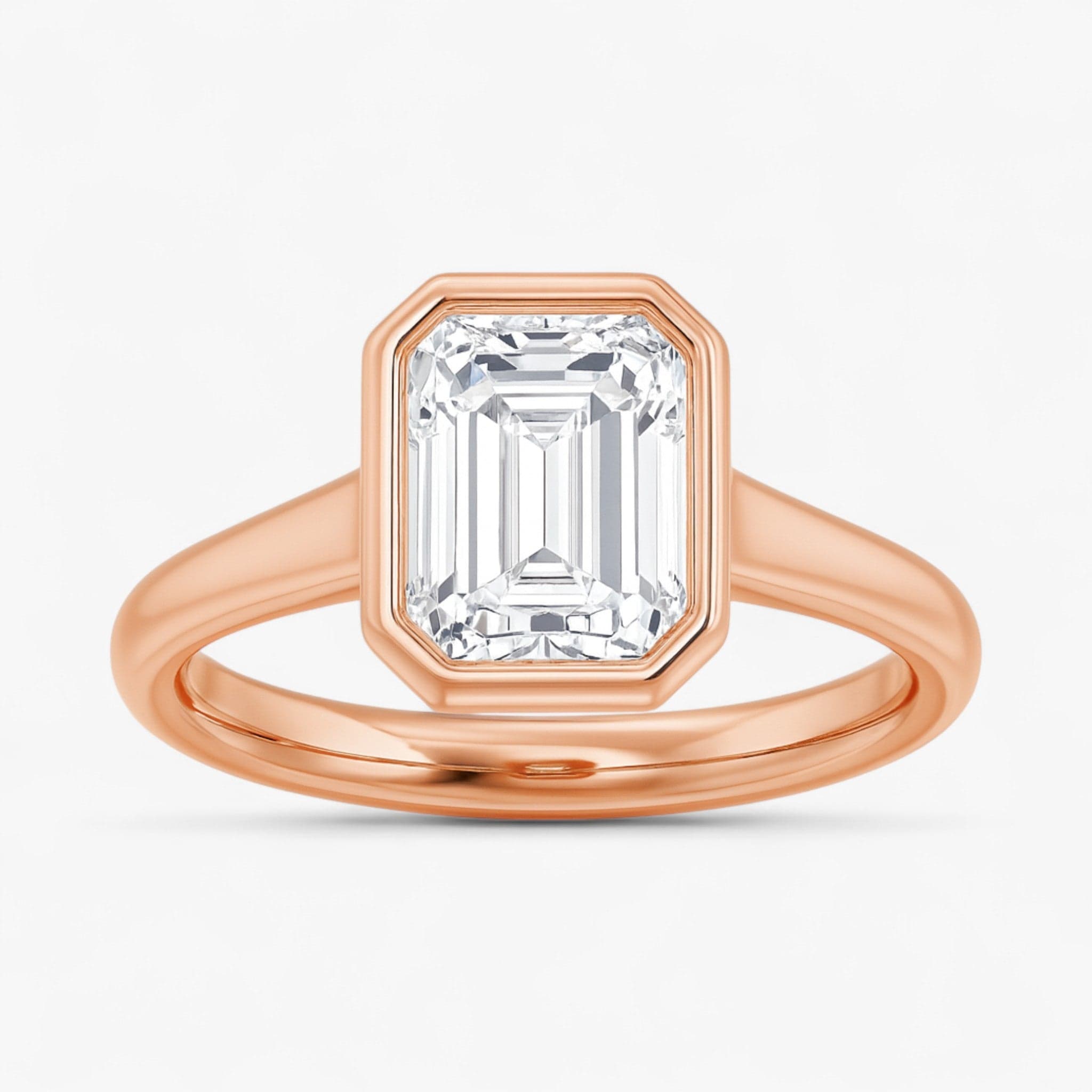 The Classic Bezel Engagement Ring | Emerald