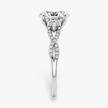 The Iconic 3-Stone Twisted Engagement Ring | Oval