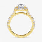The Iconic Pavé Halo Engagement Ring | Oval