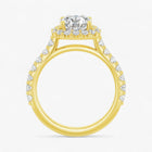 The Iconic Pavé Halo Engagement Ring | Cushion