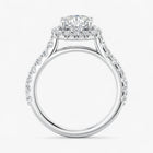 The Iconic Pavé Halo Engagement Ring | Cushion