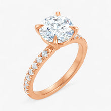 The Classic Pavé Engagement Ring | Round