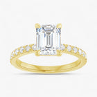 The Classic Pavé Engagement Ring | Emerald