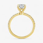 The Classic Pavé Engagement Ring | Oval