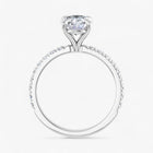 The Classic Pavé Engagement Ring | Oval