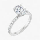 The Classic Pavé Engagement Ring | Oval