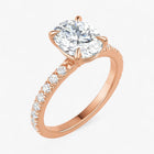 The Classic Pavé Engagement Ring | Oval