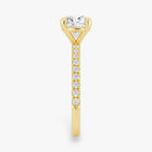 The Classic Pavé Engagement Ring | Cushion