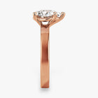 The Cigar Band Solitaire Engagement Ring | Pear