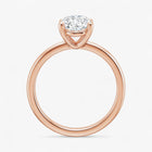The Cigar Band Solitaire Engagement Ring | Pear