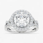 The Iconic Twisted Halo Engagement Ring | Round