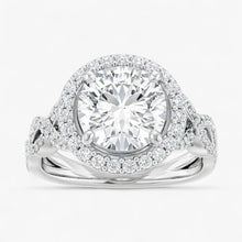 The Iconic Twisted Halo Engagement Ring | Round