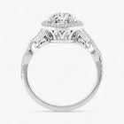 The Iconic Twisted Halo Engagement Ring | Oval