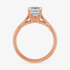 The Elegant Twisted Solitaire Engagement Ring | Emerald