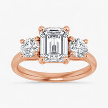 The Classic 3-Stone Engagement Ring | Emerald