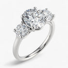 The Classic 3-Stone Engagement Ring | Oval